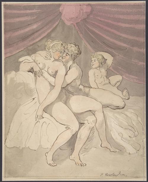 Nude Couple Embracing 1 — Thomas Rowlandson