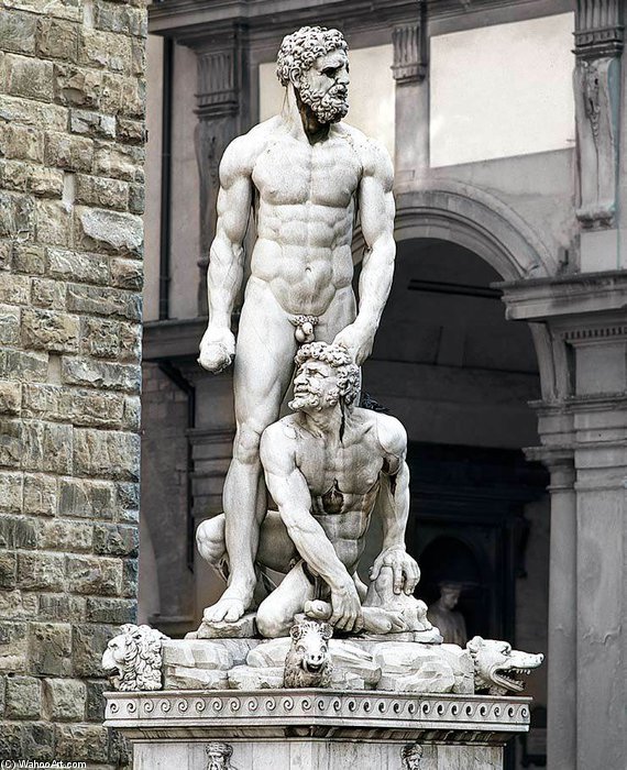 Hercules And Cacus_2 — Bartolommeo Brandini (baccio Bandinelli)