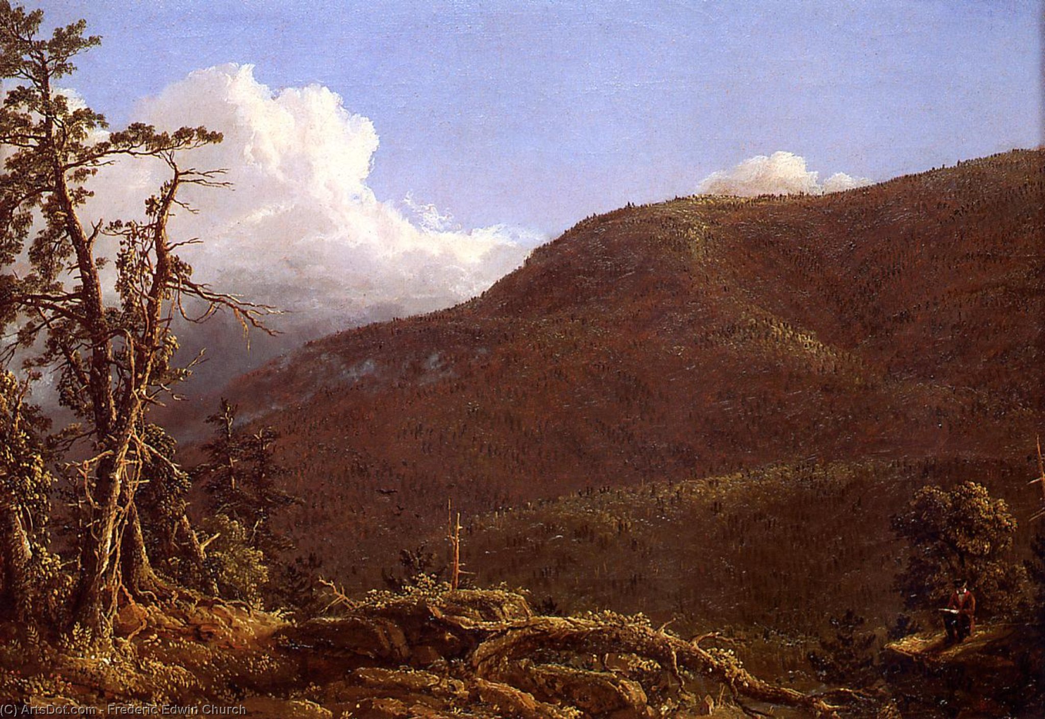 New England Landscape — Frederic Edwin Church