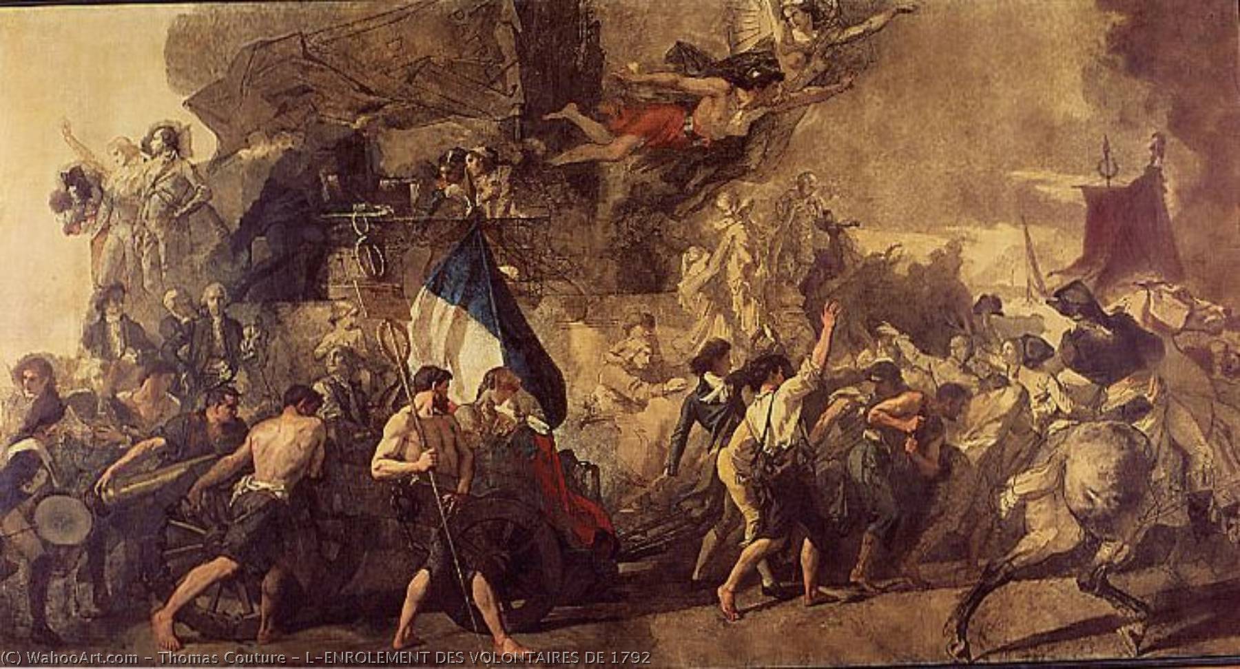 L'enrolement Des Volontaires De 1792 — Thomas Couture