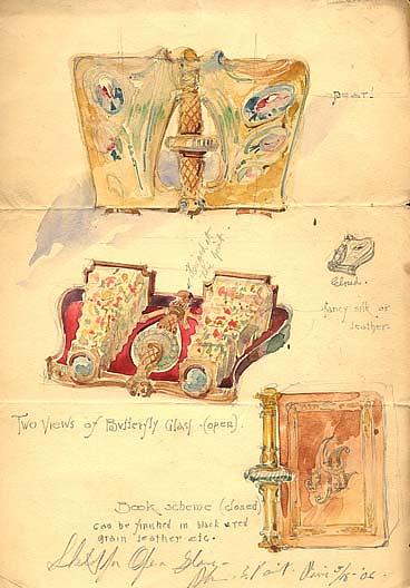 Sketch For Opera Glass, (painting) — Phineas E Paist