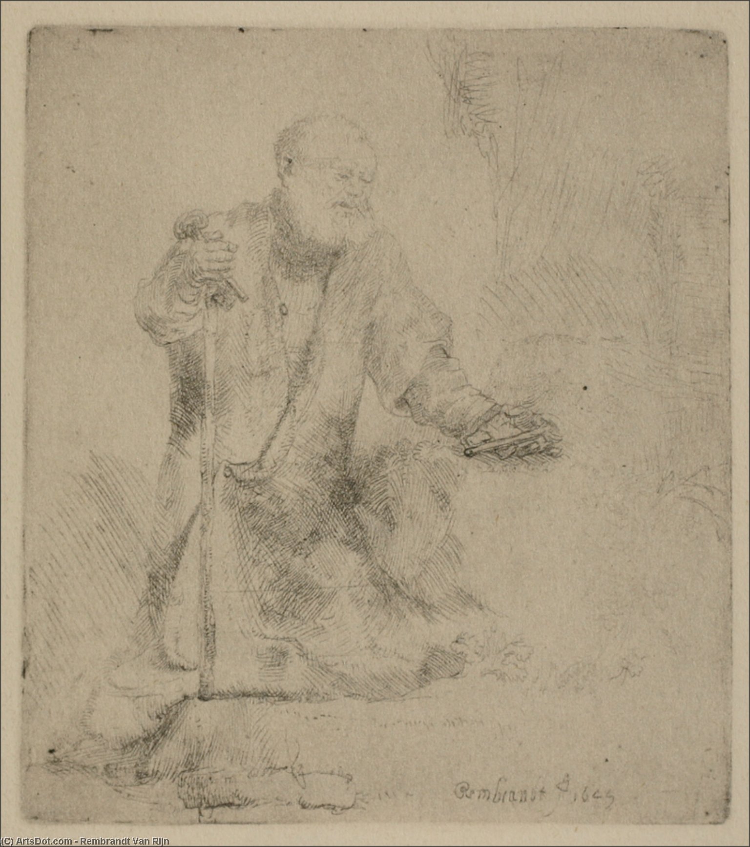 St. Peter — Rembrandt Van Rijn