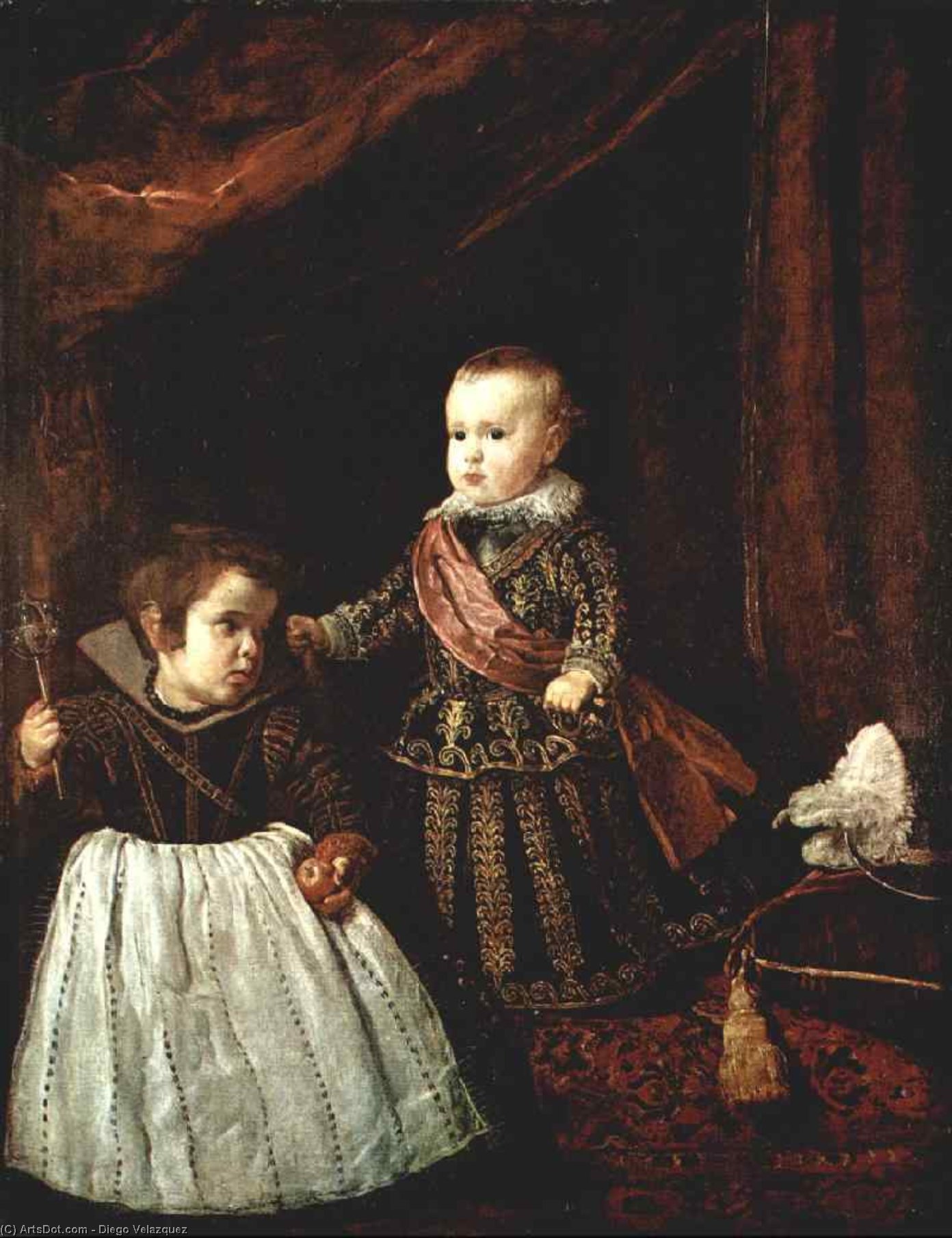 Principe Baltasar E Nano — Diego Velázquez