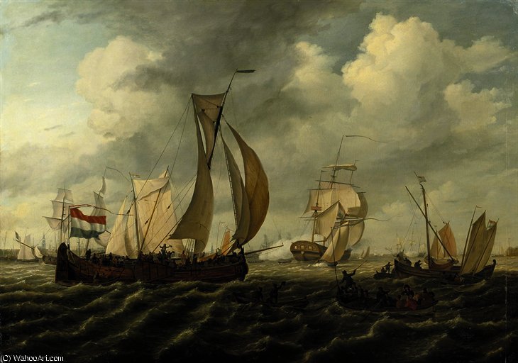 Gesigt Op Amsterdam — Johannes Hermanus Koekkoek