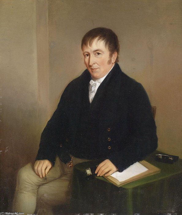 Bildnis Einess Herrn, Ol Auf Kupfer — Joseph Kreutzinger
