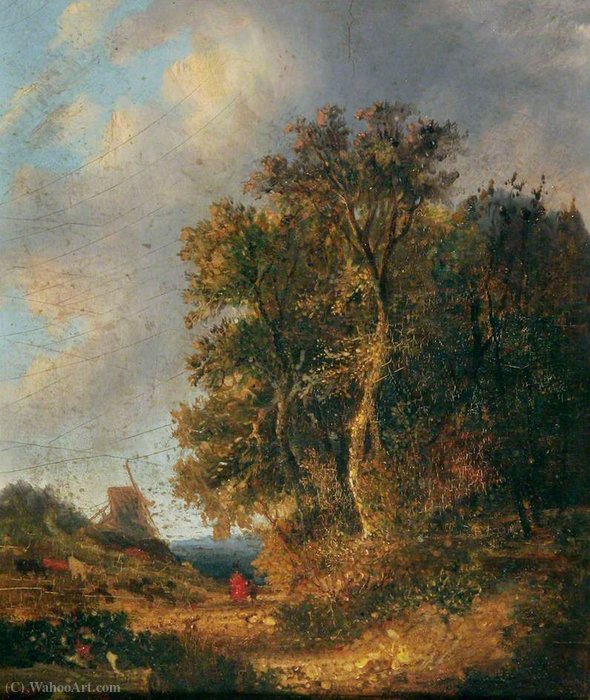 Lane Scene — George Vincent