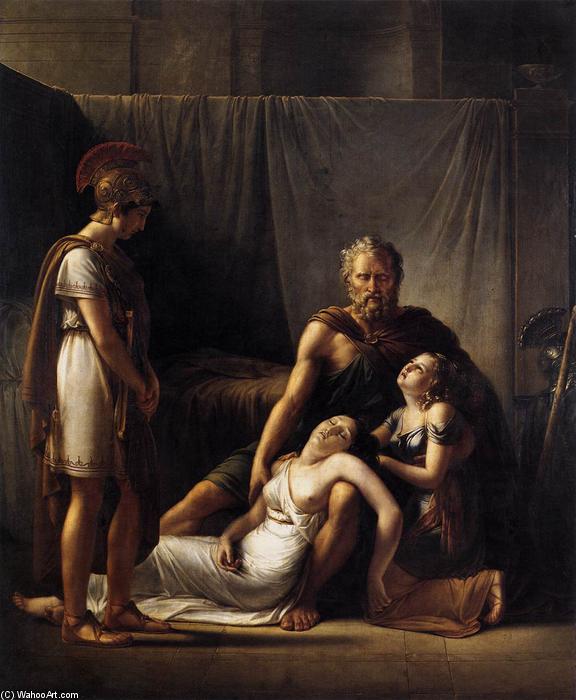 The Death Of Belisarius' Wife — Franciscus Josephus Kinsoen