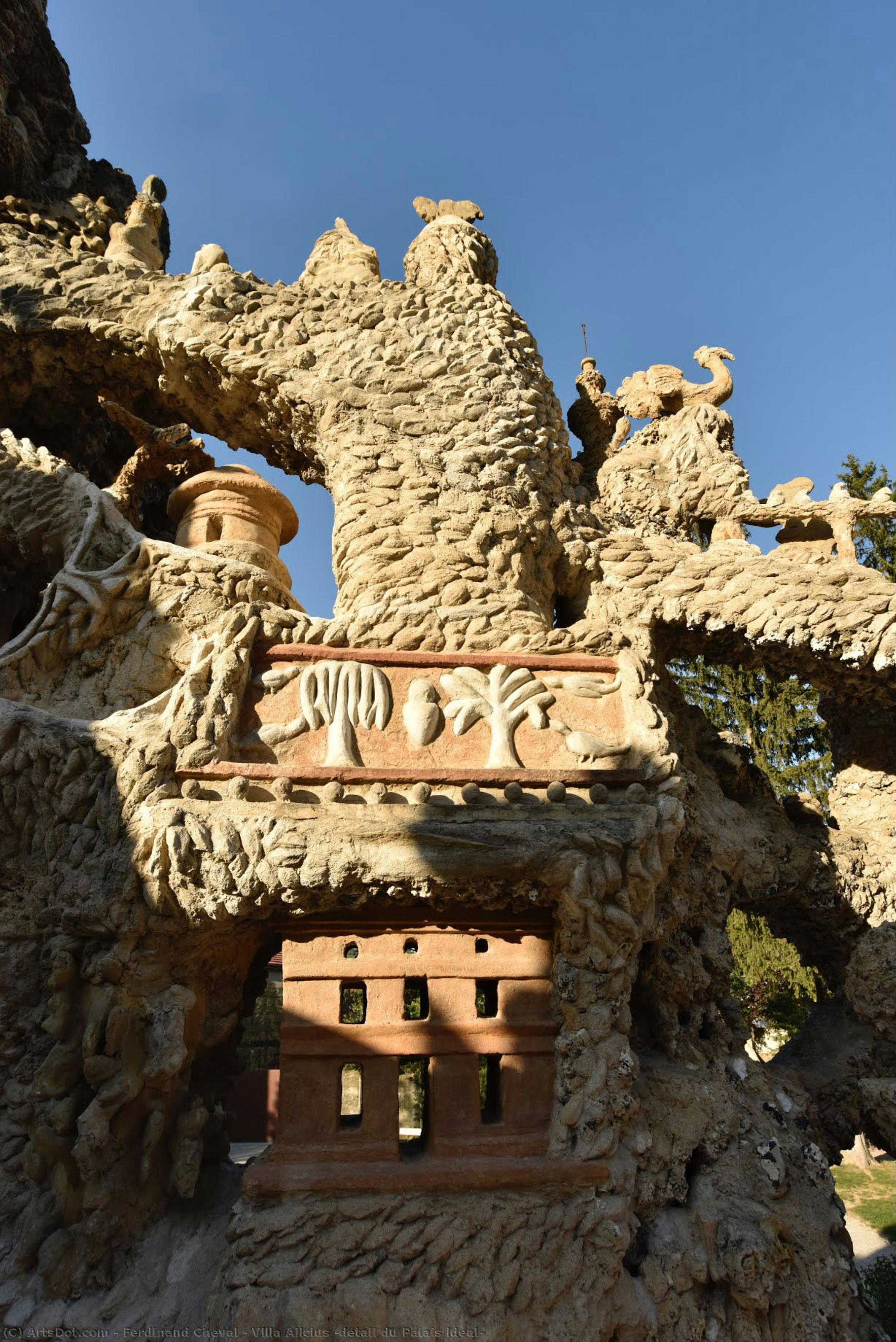 Villa Alicius (détail Du Palais Idéal) — Ferdinand Cheval