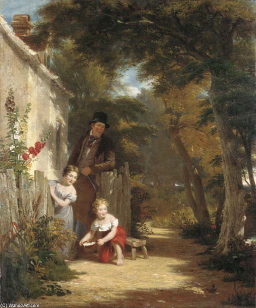The Robin The Peasant From His Toil — William Frederick Witherington