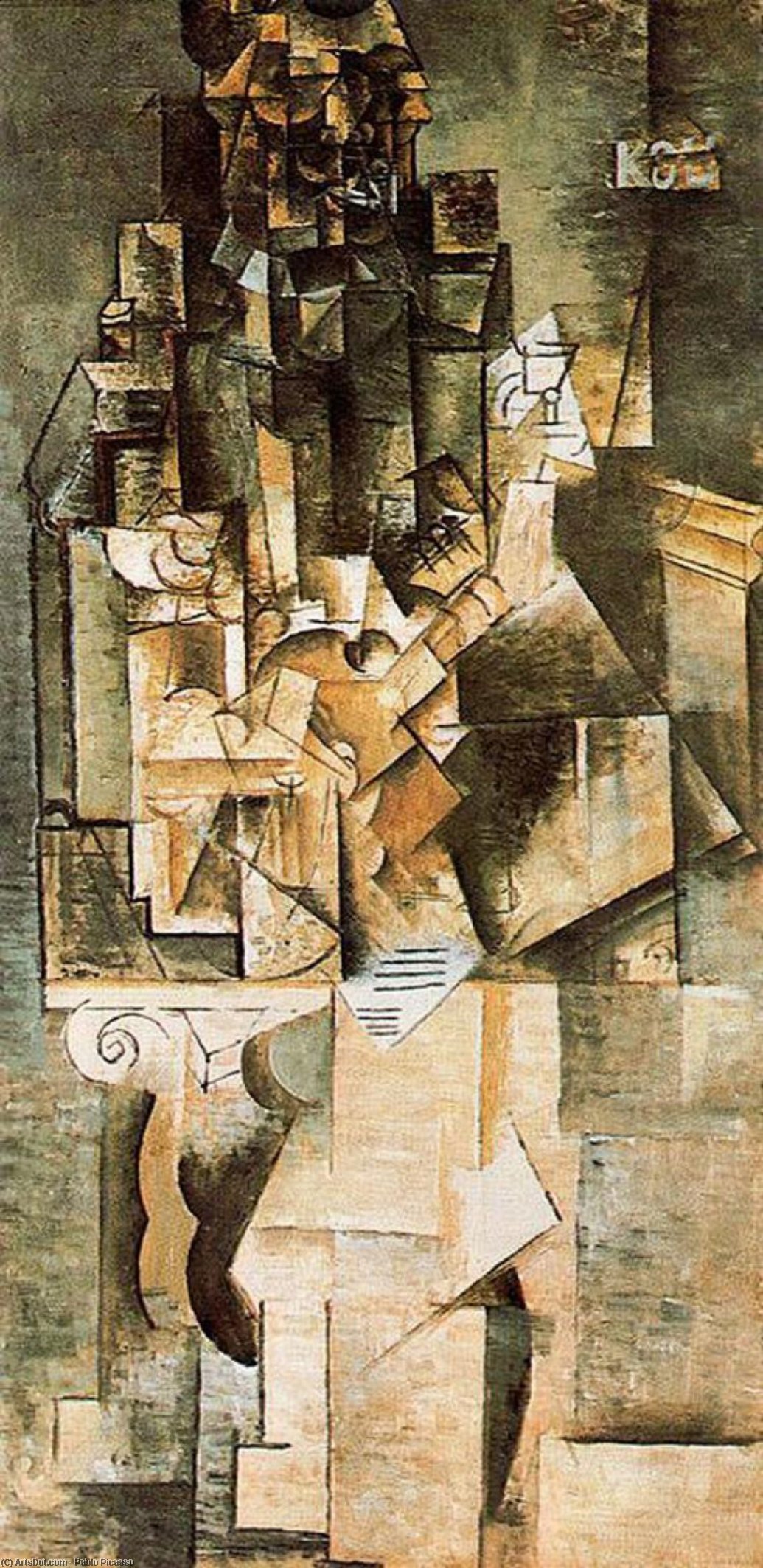 Man With A Guitar — Pablo Picasso