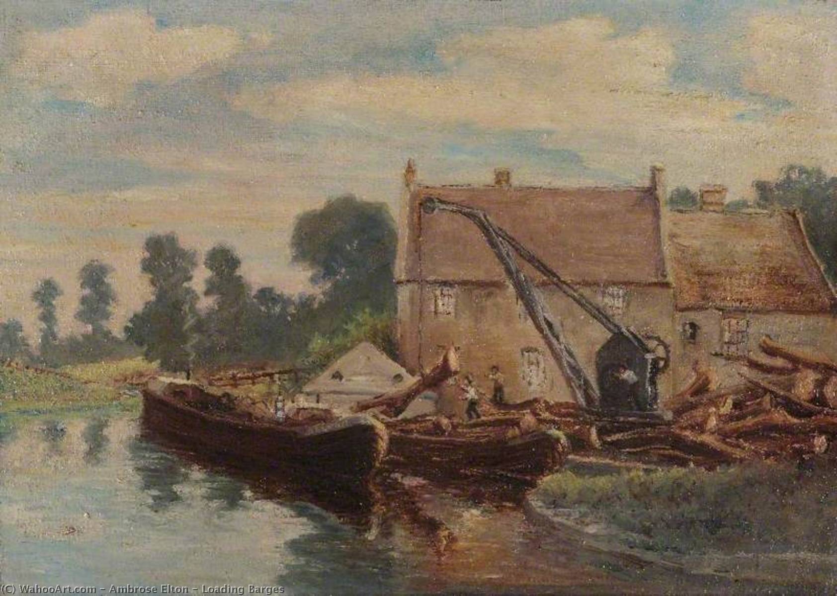 Loading Barges — Ambrose Elton