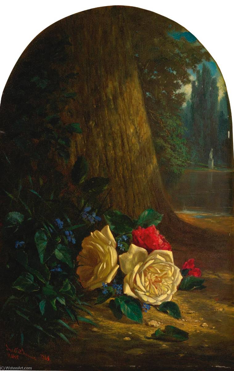 Still Life With Roses — John O'brien Inman