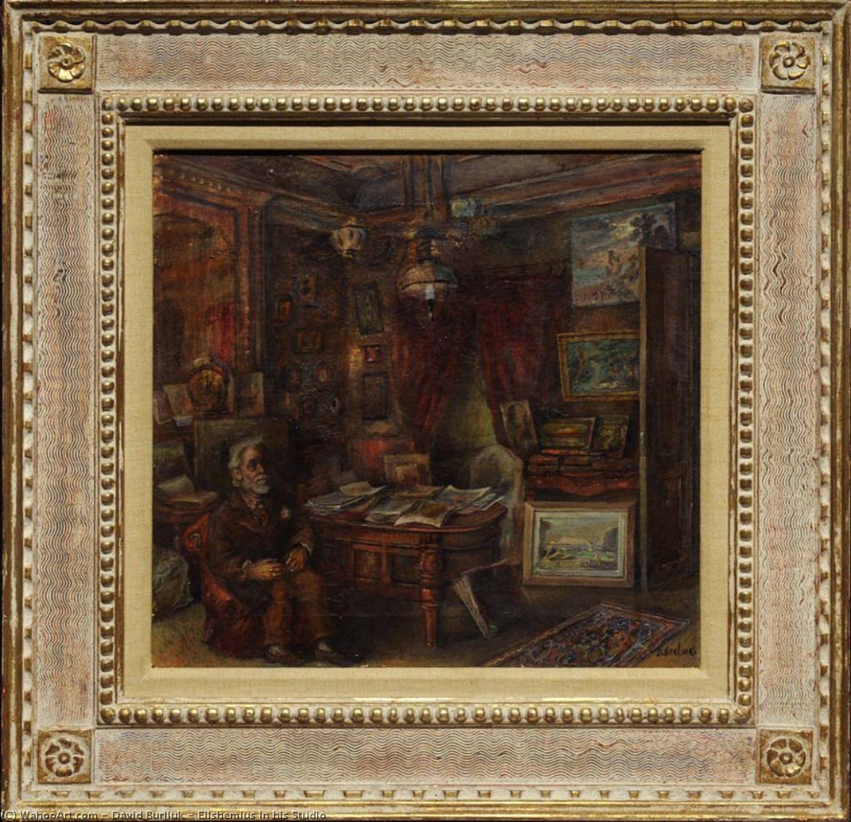 Eilshemius In His Studio — David Davidovich Burliuk