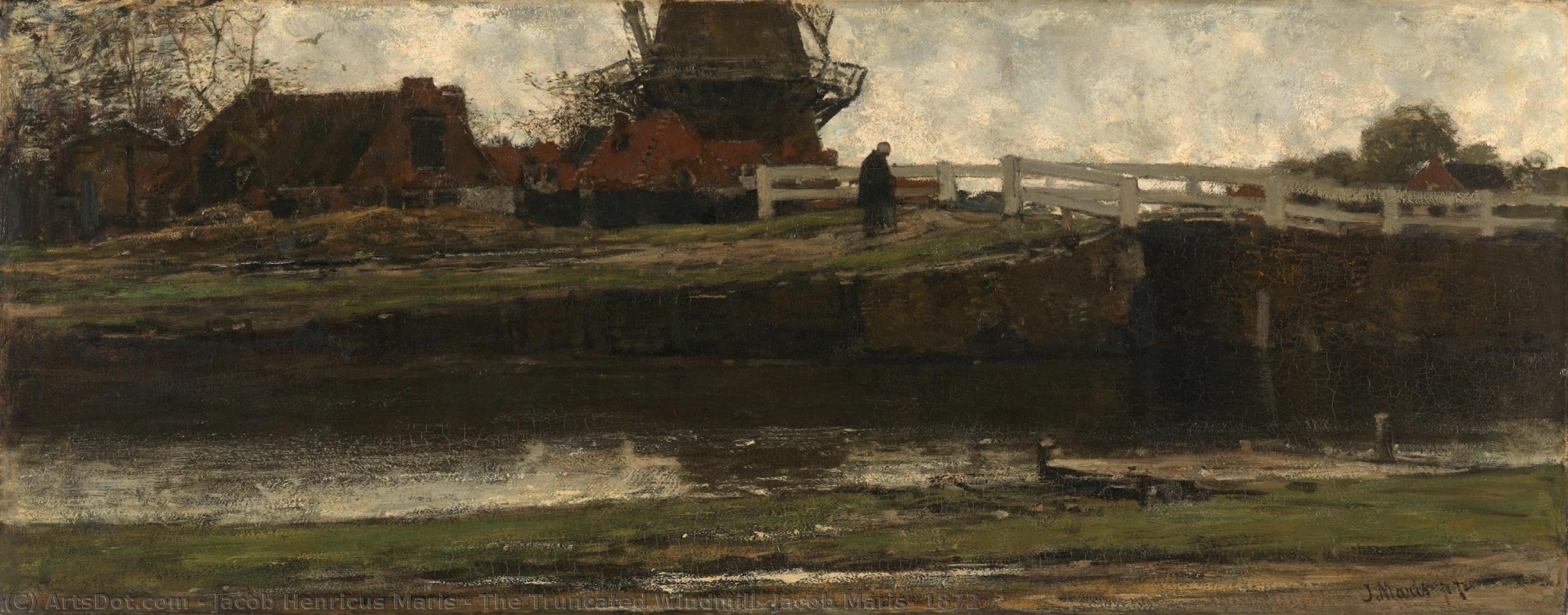 The Truncated Windmill, Jacob Maris, 1872 — Jacob Henricus Maris