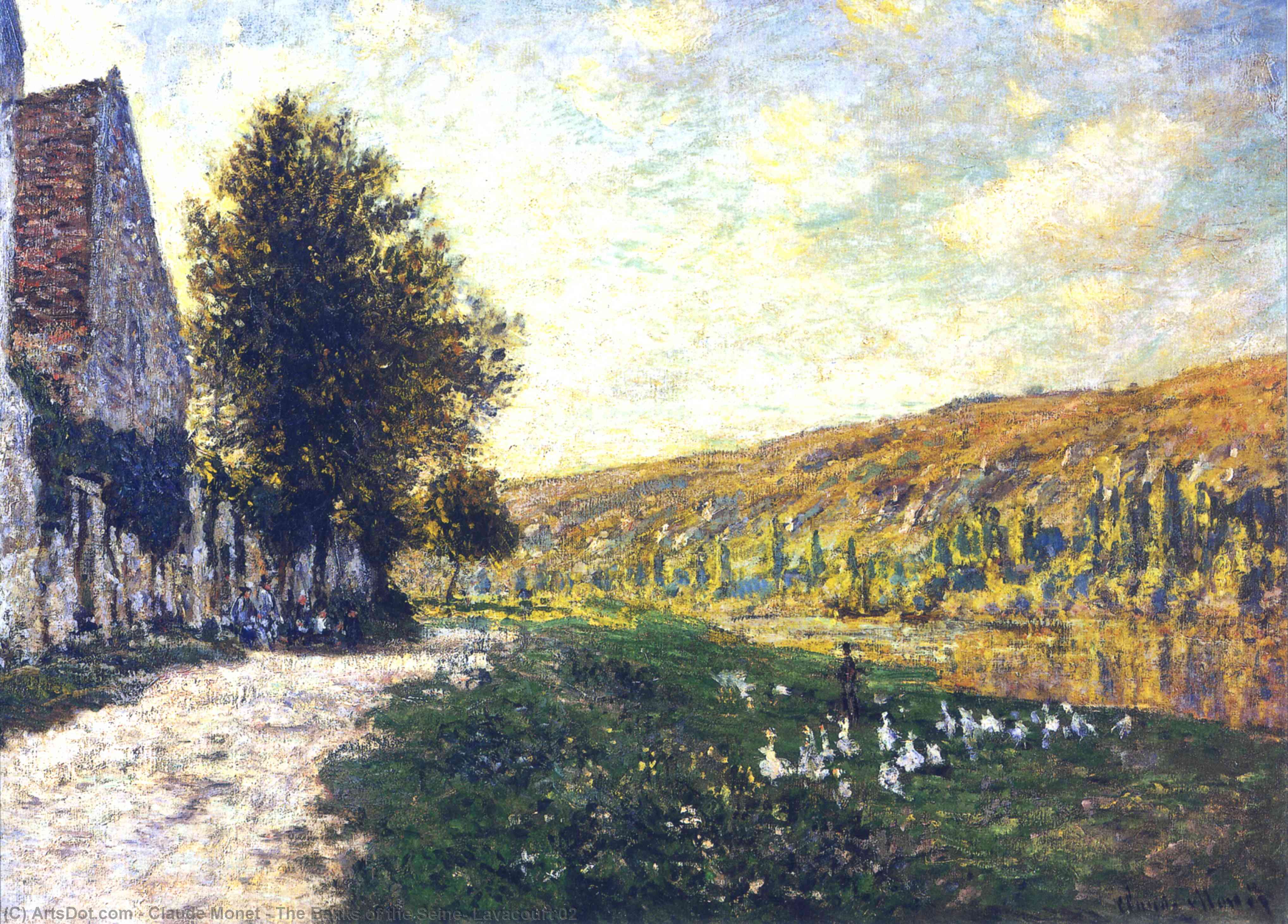 The Banks Of The Seine, Lavacourt 02 — Claude Monet
