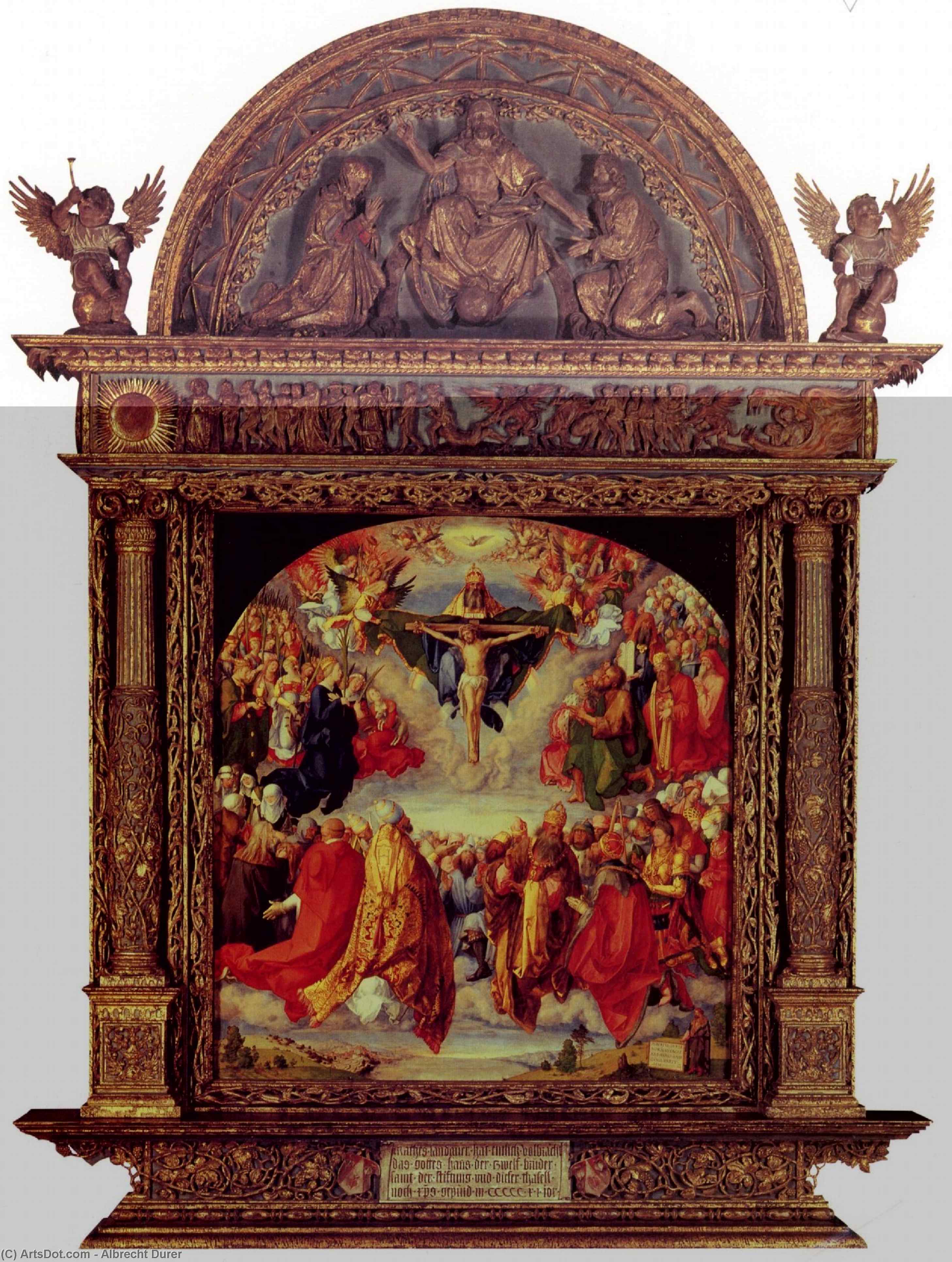 The Adoration Of The Holy Trinity (landauer Altar) — Albrecht Dürer