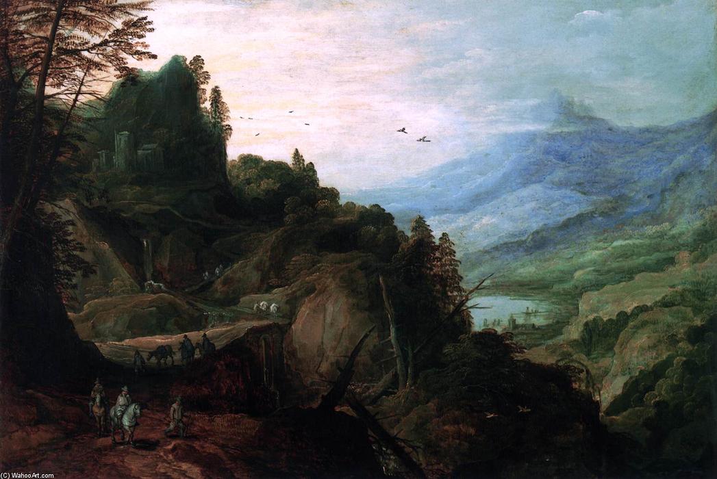 Landscape With A Mountain Pass — Joos De Momper