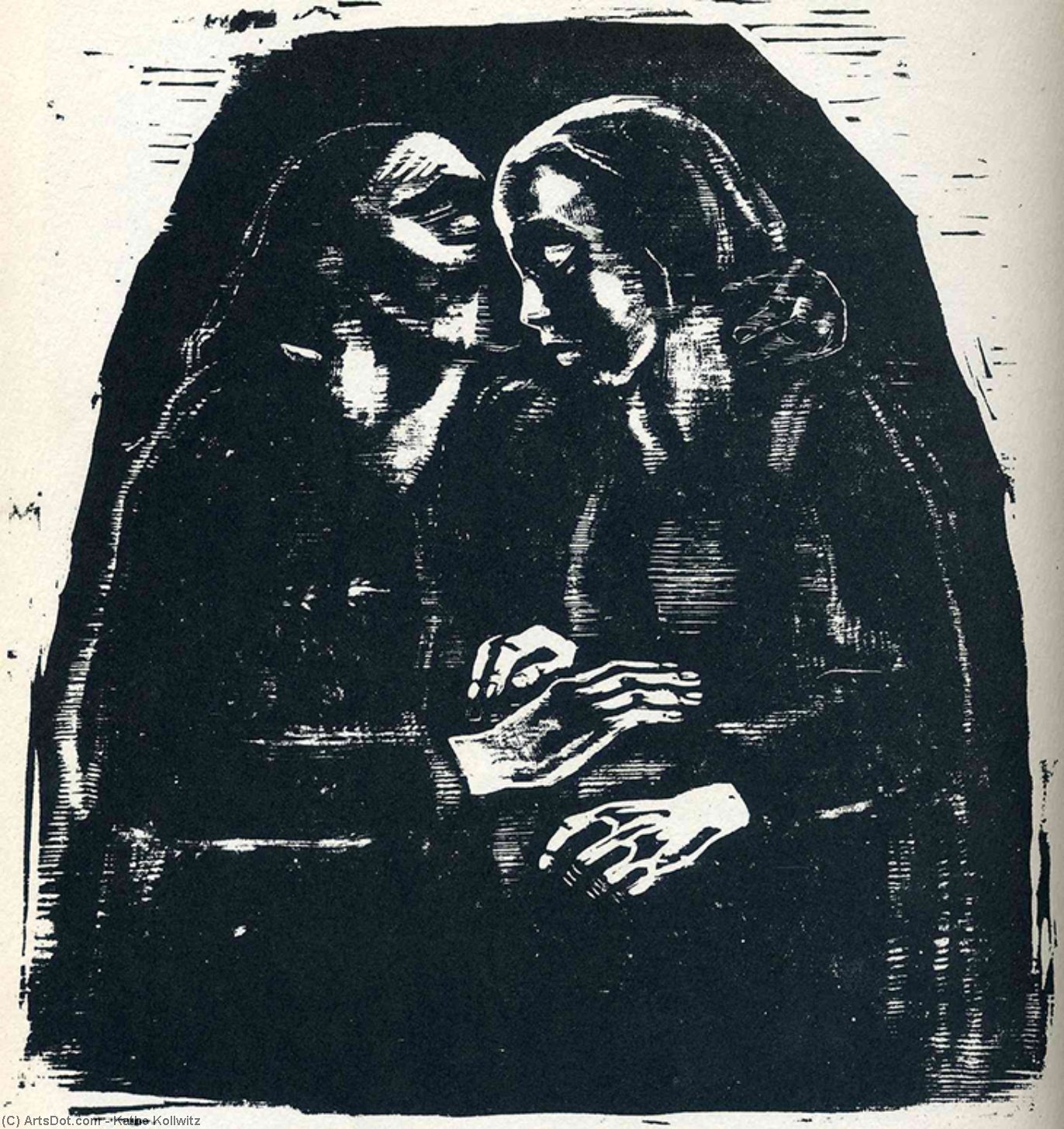 Mary And Elizabeth — Käthe Kollwitz