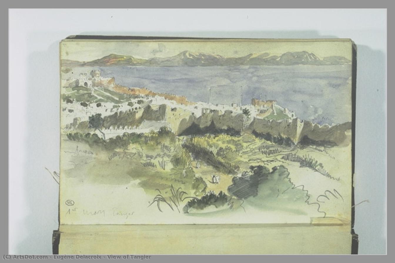 View Of Tangier — Eugène Delacroix