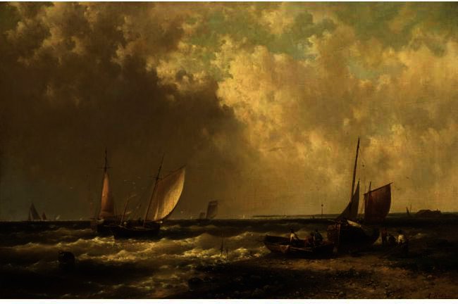 Shipping Off The Coast — Abraham Hulk Senior
