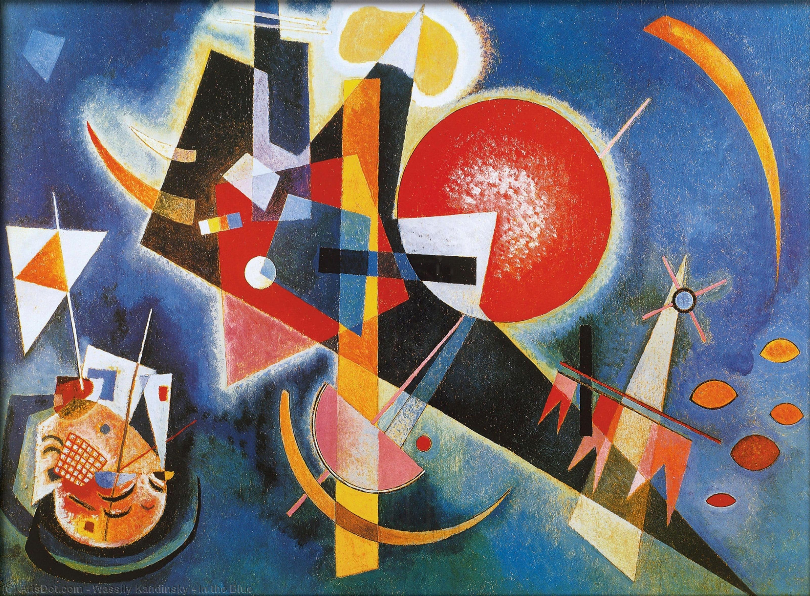 In The Blue — Wassily Wassilyevich Kandinsky