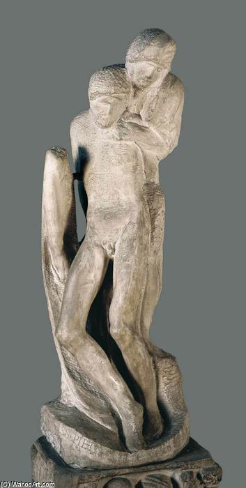 Pietà Rondanini, (unfinished) — Michelangelo Buonarroti
