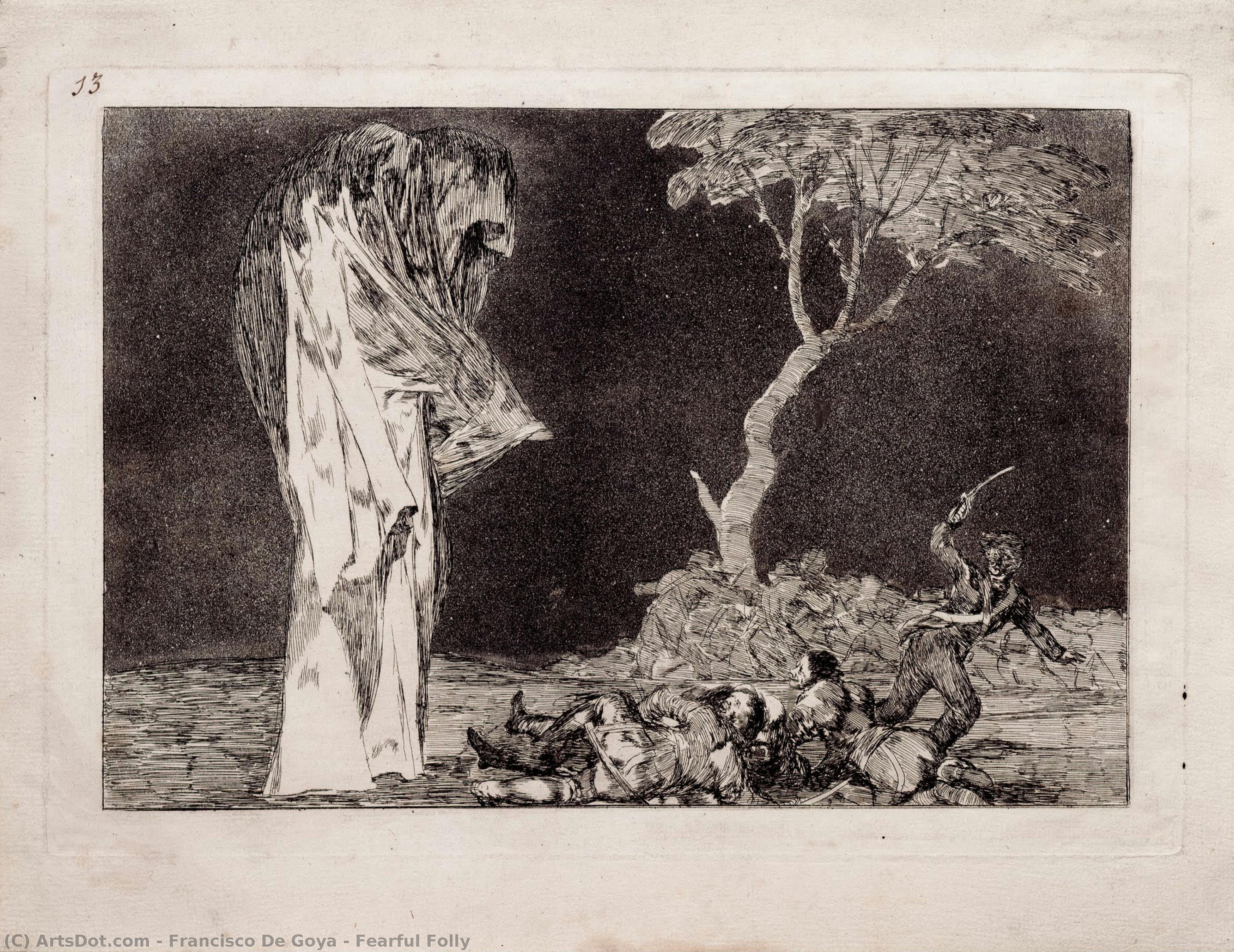 Fearful Folly — Francisco José De Goya Y Lucientes