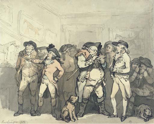 The Connoisseurs — Thomas Rowlandson