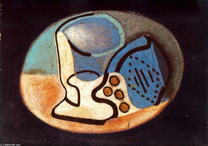Verre Et Paquet De Tabac — Pablo Picasso
