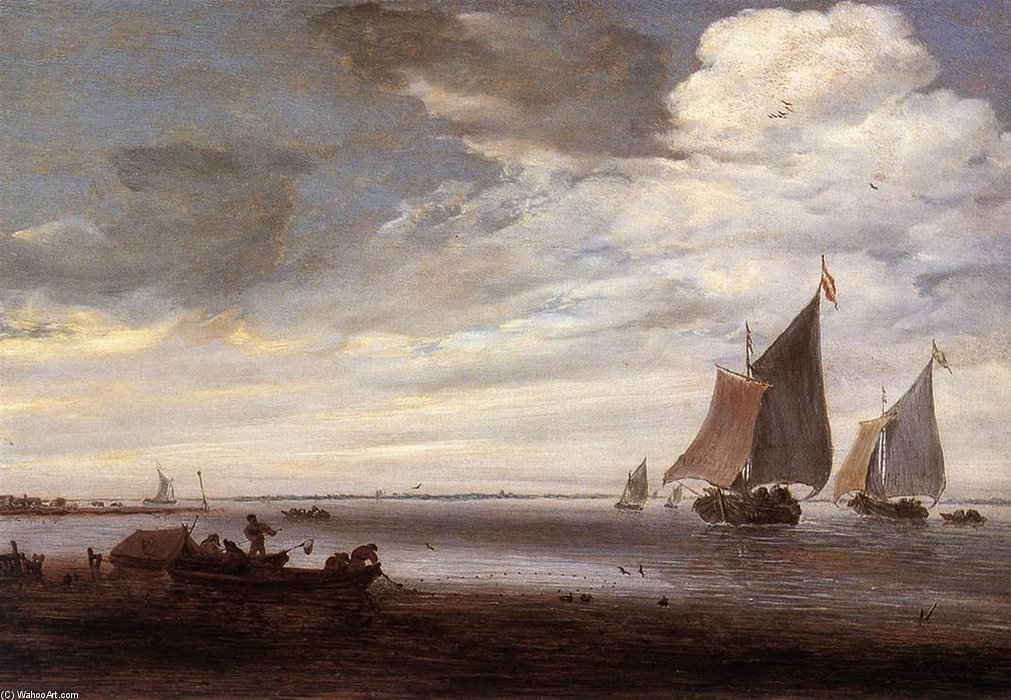 River Scene_2 — Jacob Salomonsz Ruysdael