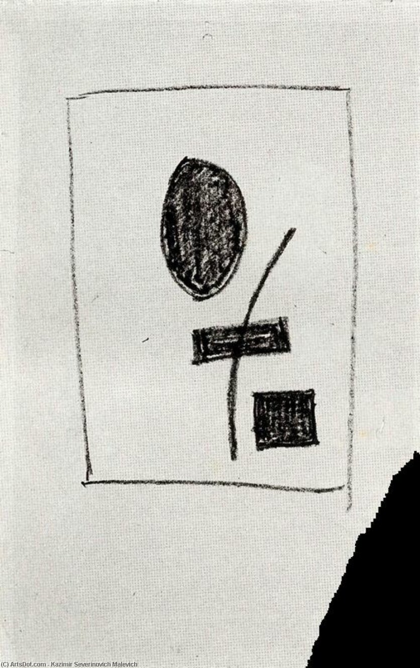 Suprematist Drawing 4 — Kazimir Malevich