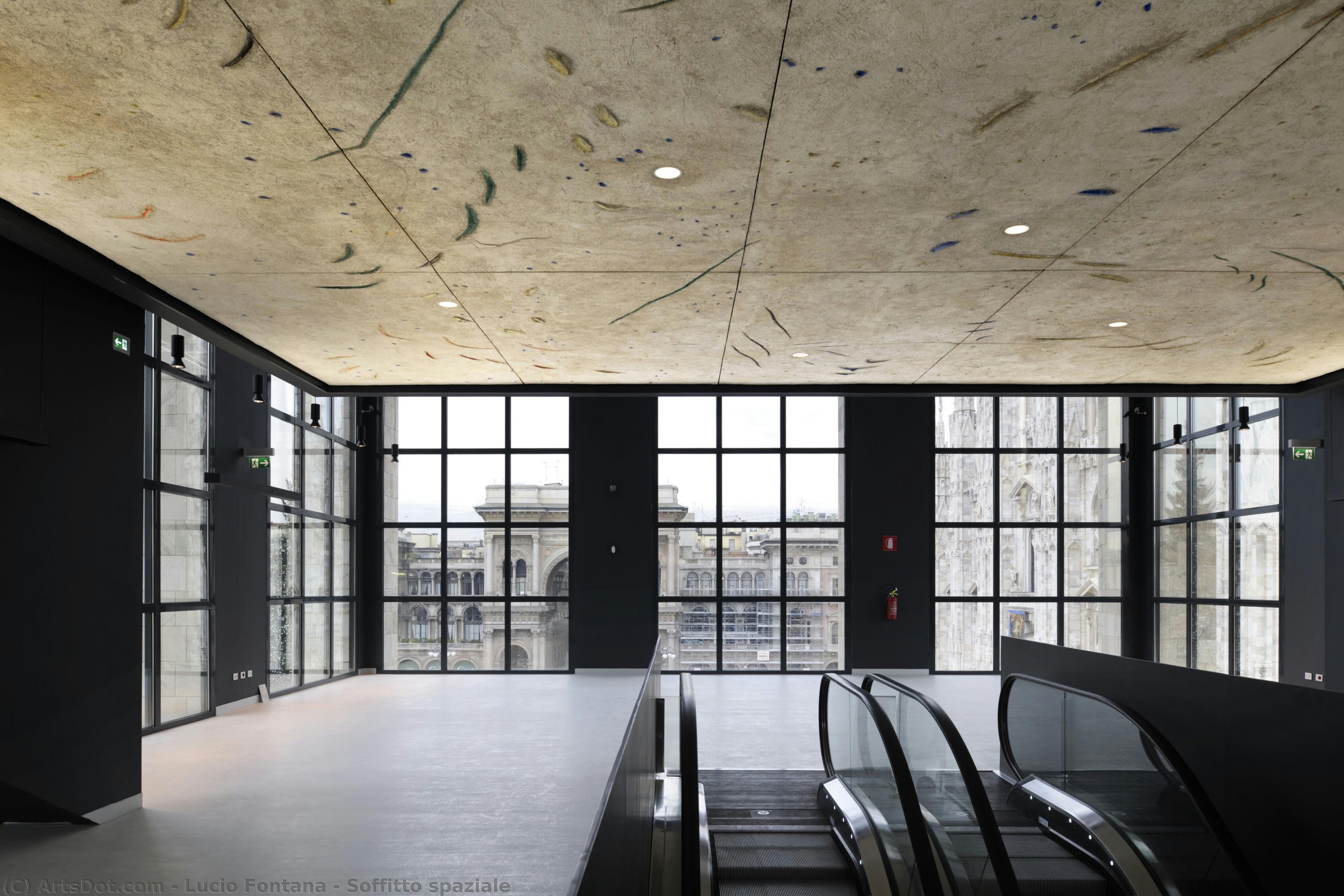 Soffitto Spaziale — Lucio Fontana