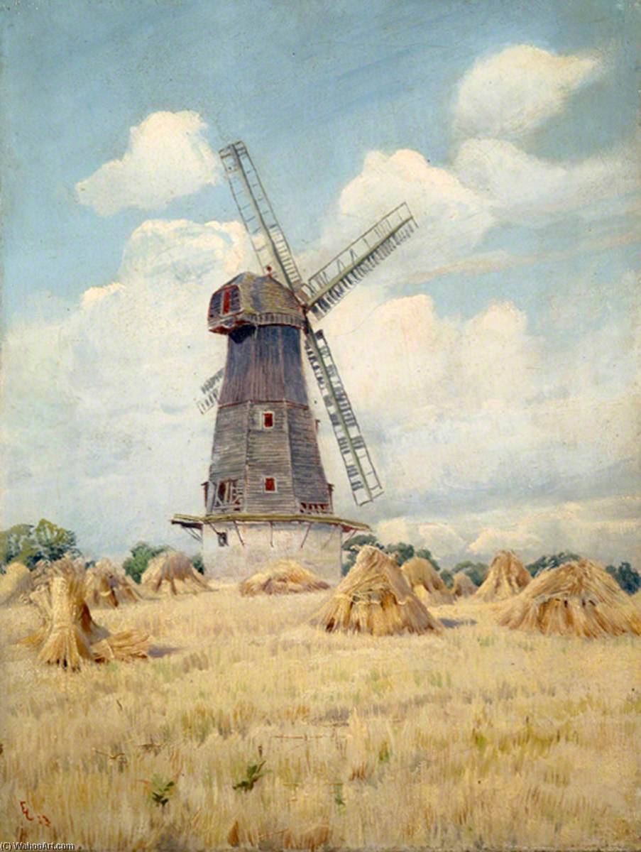 Ockley Windmill, Surrey — Ernest C Christie