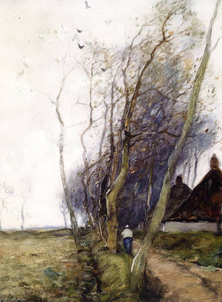 The Footpath, Holland — Henry Ward Ranger