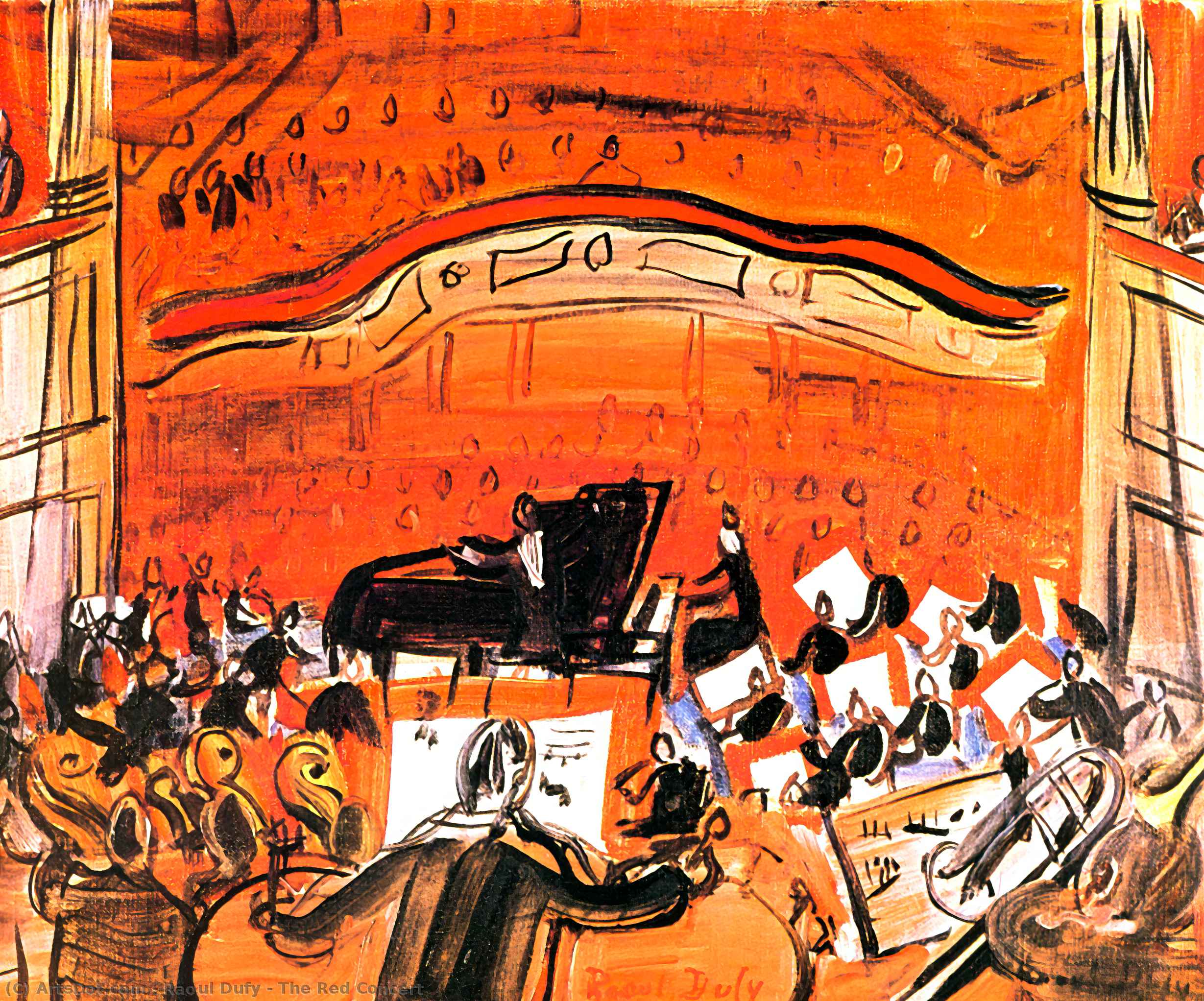 The Red Concert — Raoul Dufy