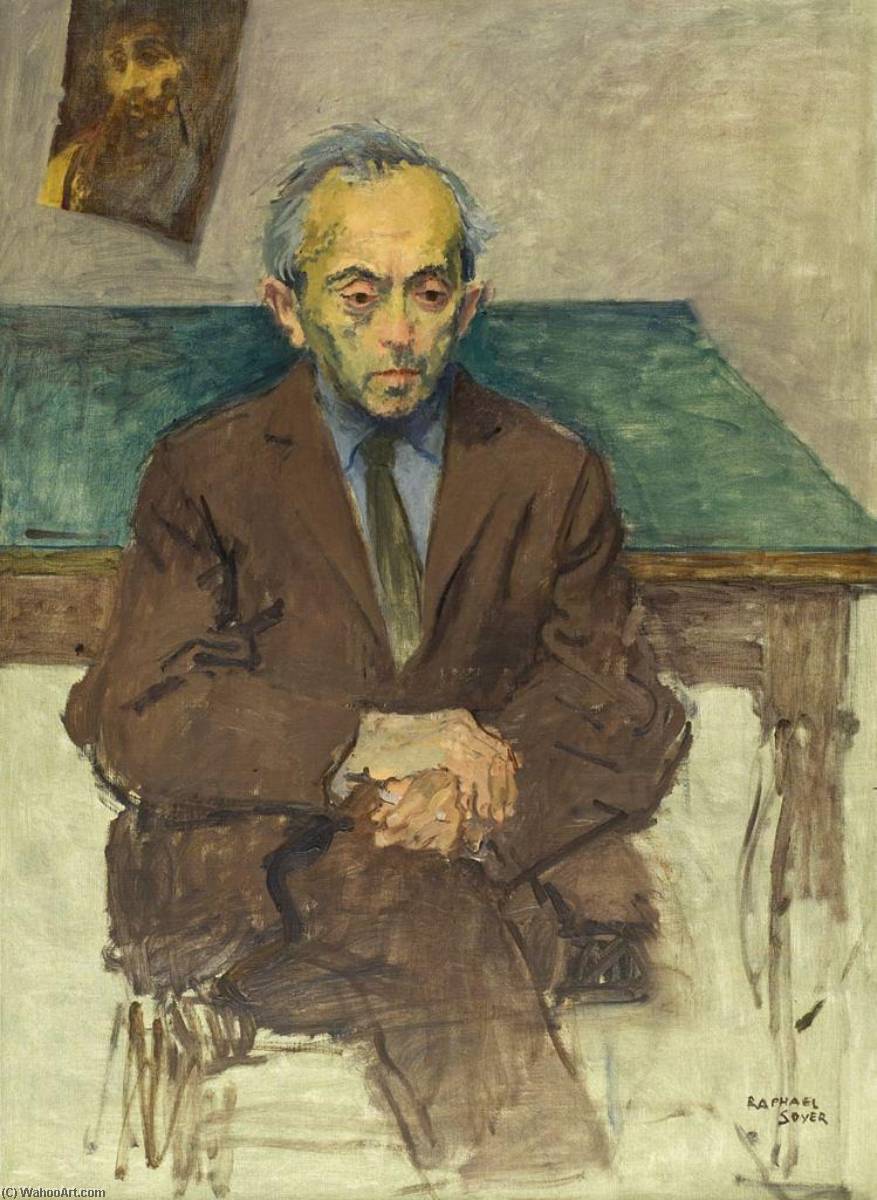 Soyer, Moses, Portrait Of — Raphael Soyer