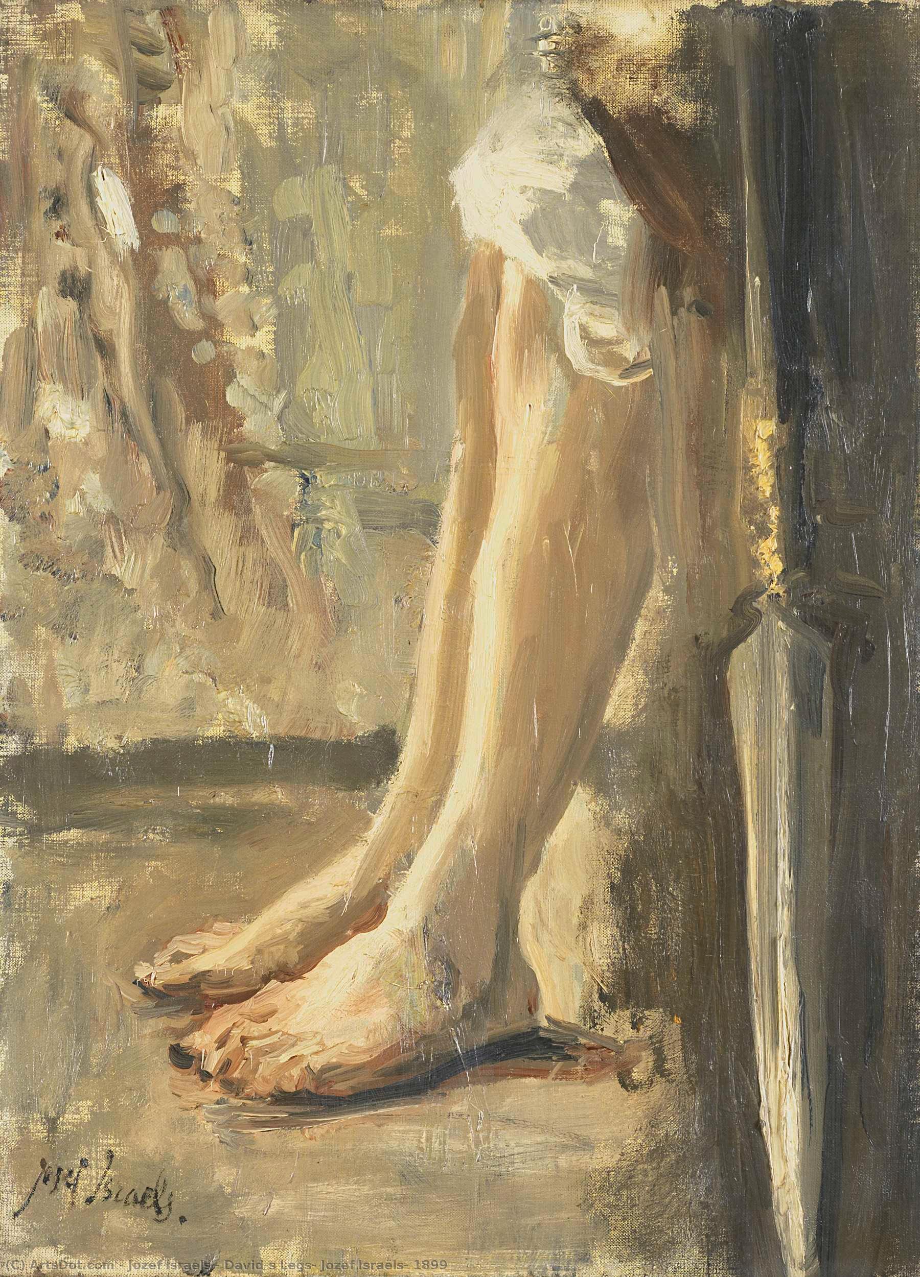 David"s Legs, Jozef Israëls, 1899 — Jozef Israëls