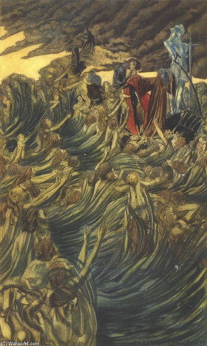Don Juan In Hell — Carlos Schwabe