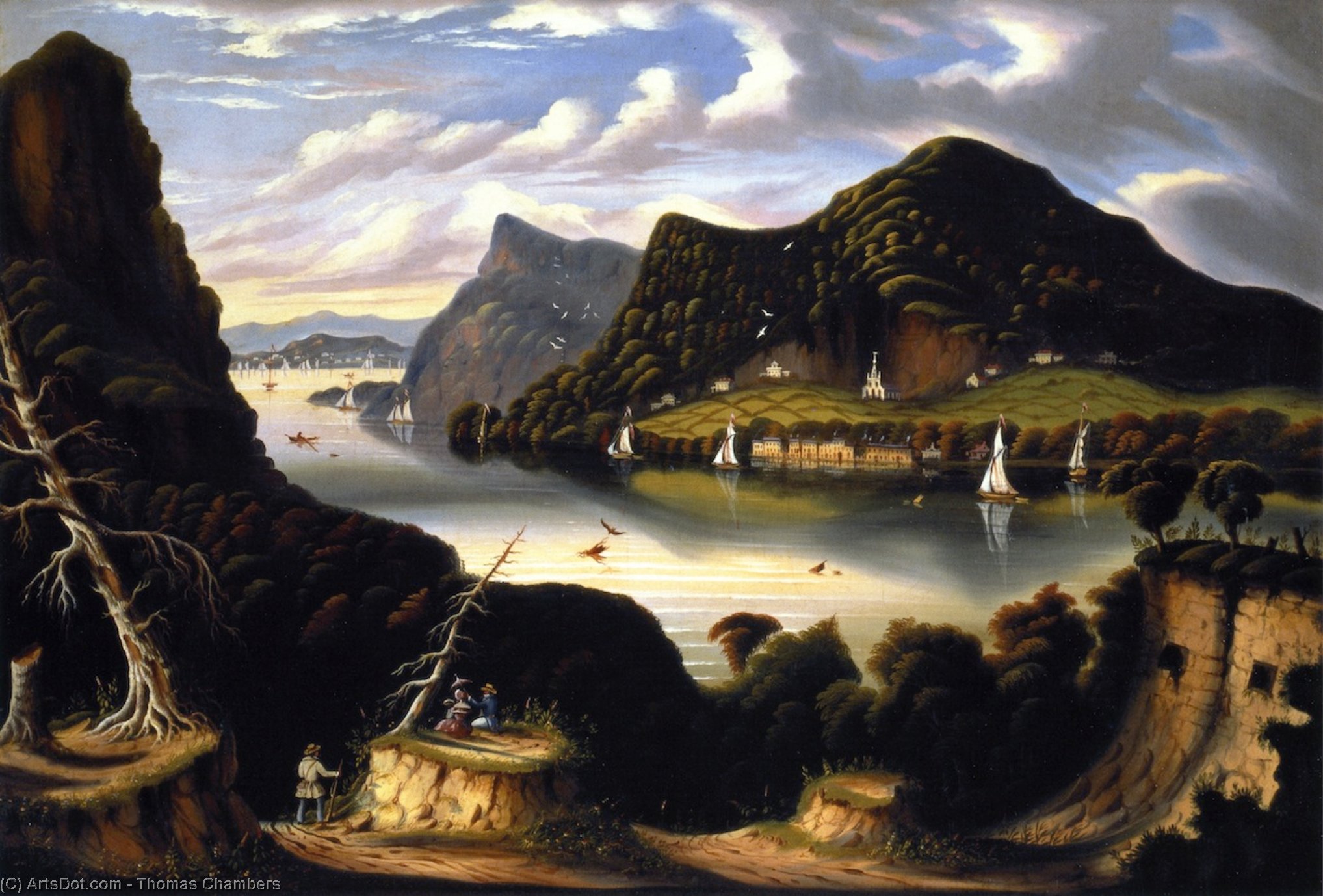 View Of Cold Spring And Mount Taurus From Fort Putnam — Thomas Chambers