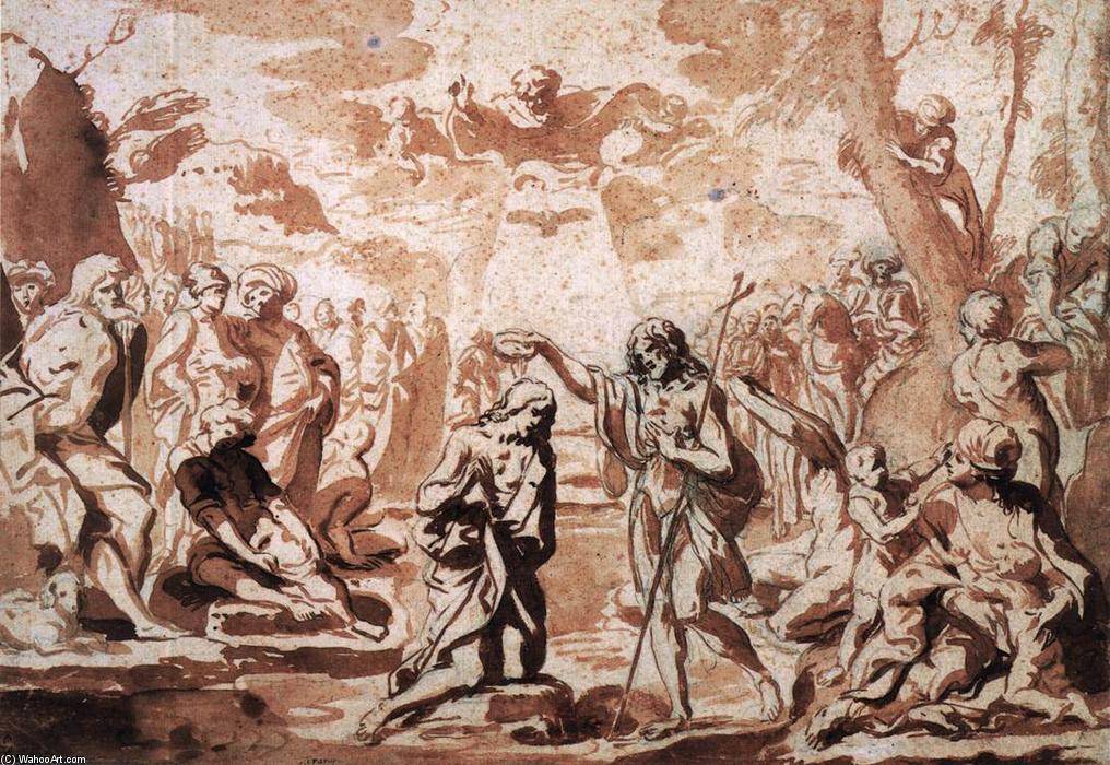 Study For The Baptism Of Christ — Elisabetta Sirani