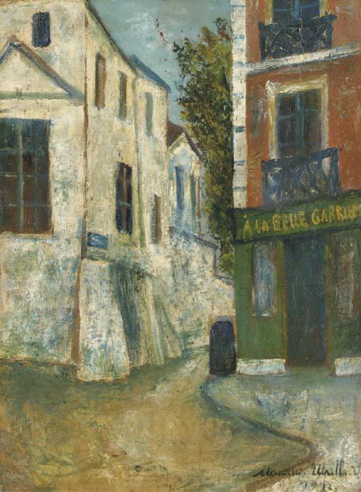 La Belle Gabrielle — Maurice Utrillo