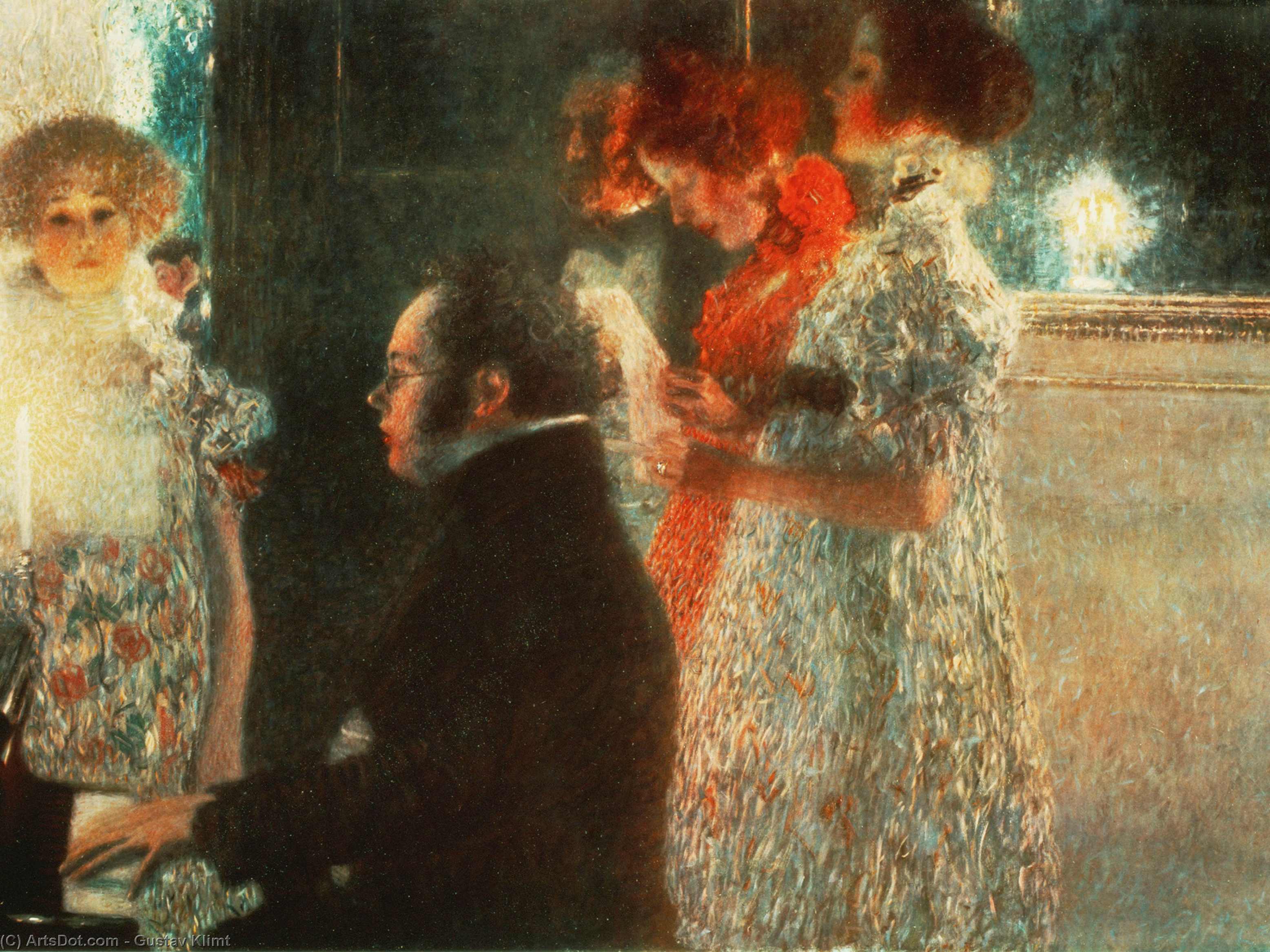 Schubert At The Piano — Gustav Klimt