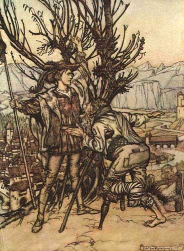 I Am Not Afraid; I Am Determined To Go And Look Upon The Lovely Briar Rose — Arthur Rackham
