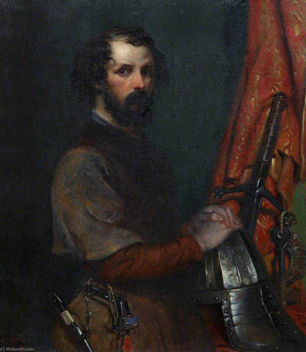 Self Portrait In Seventeenth Century Costume — Robert Scott Lauder