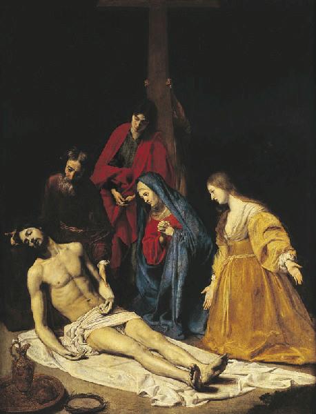 Le Christ Descendu De La Croix — Nicolas Tournier