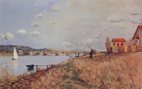 The Bridge At Argenteuil — Alfred Sisley