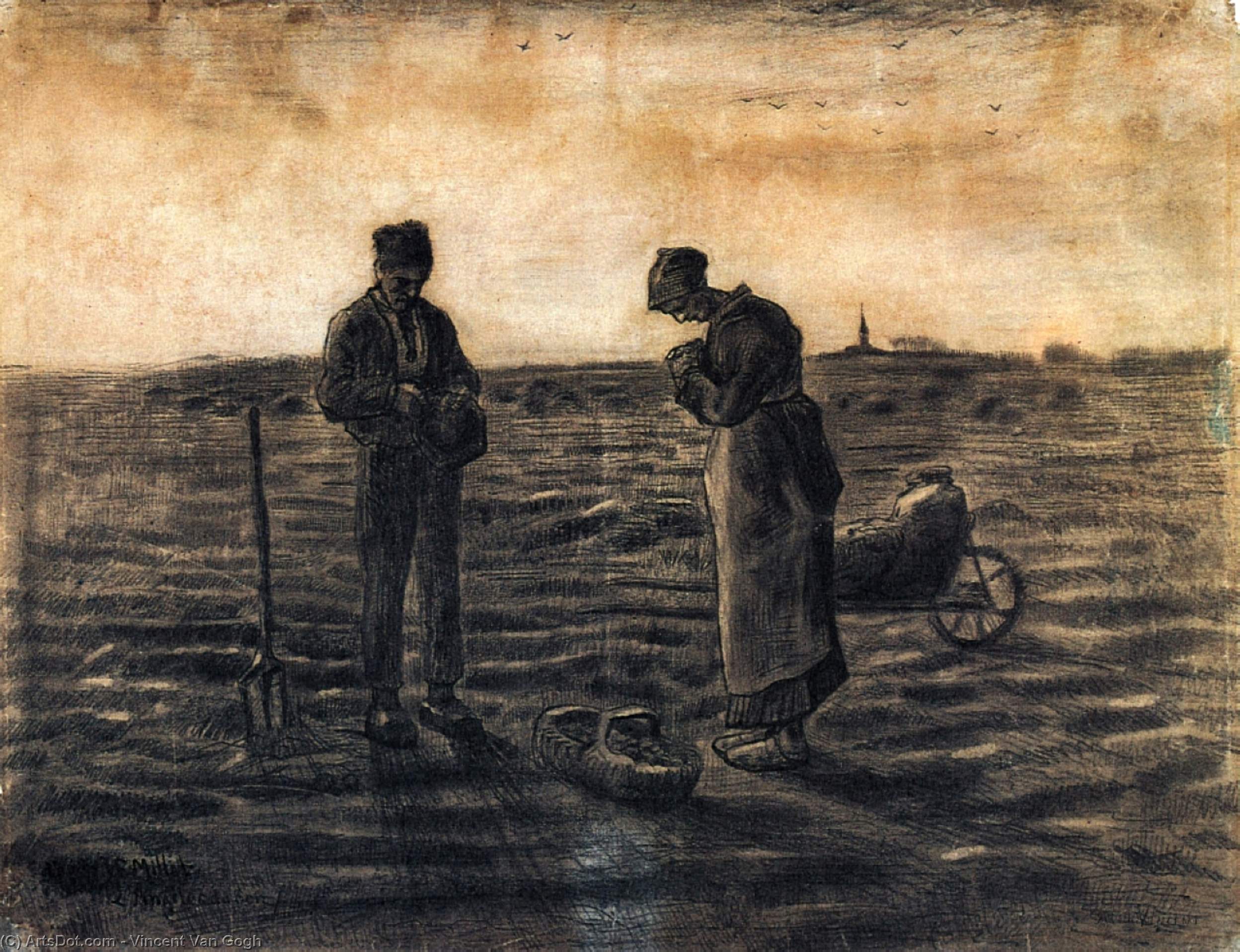 The Evening Prayer (after Millet) — Vincent Willem Van Gogh