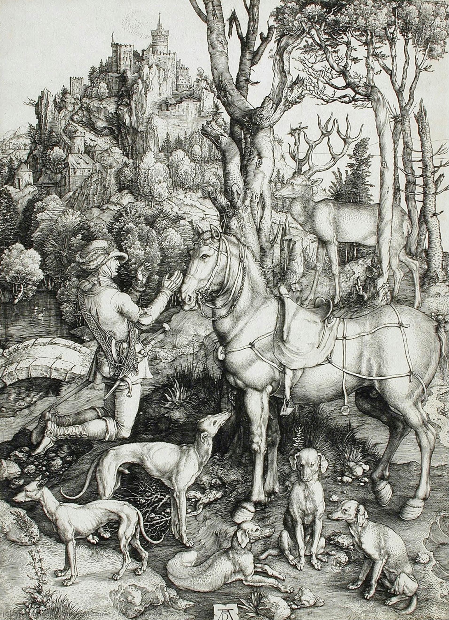 Saint Eustace — Albrecht Dürer