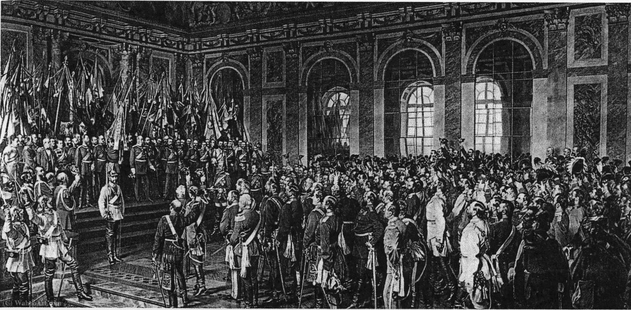 Die Kaiserproklamation Gemälde Von (1877) — Anton Von Werner
