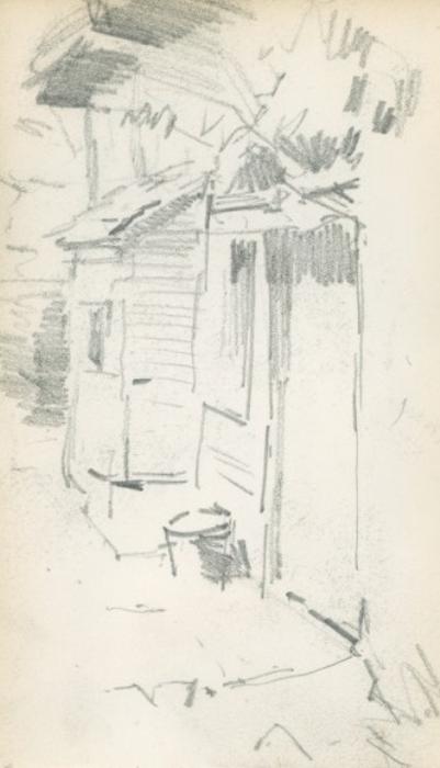 Study Of A House Frontage — Sir George Clausen